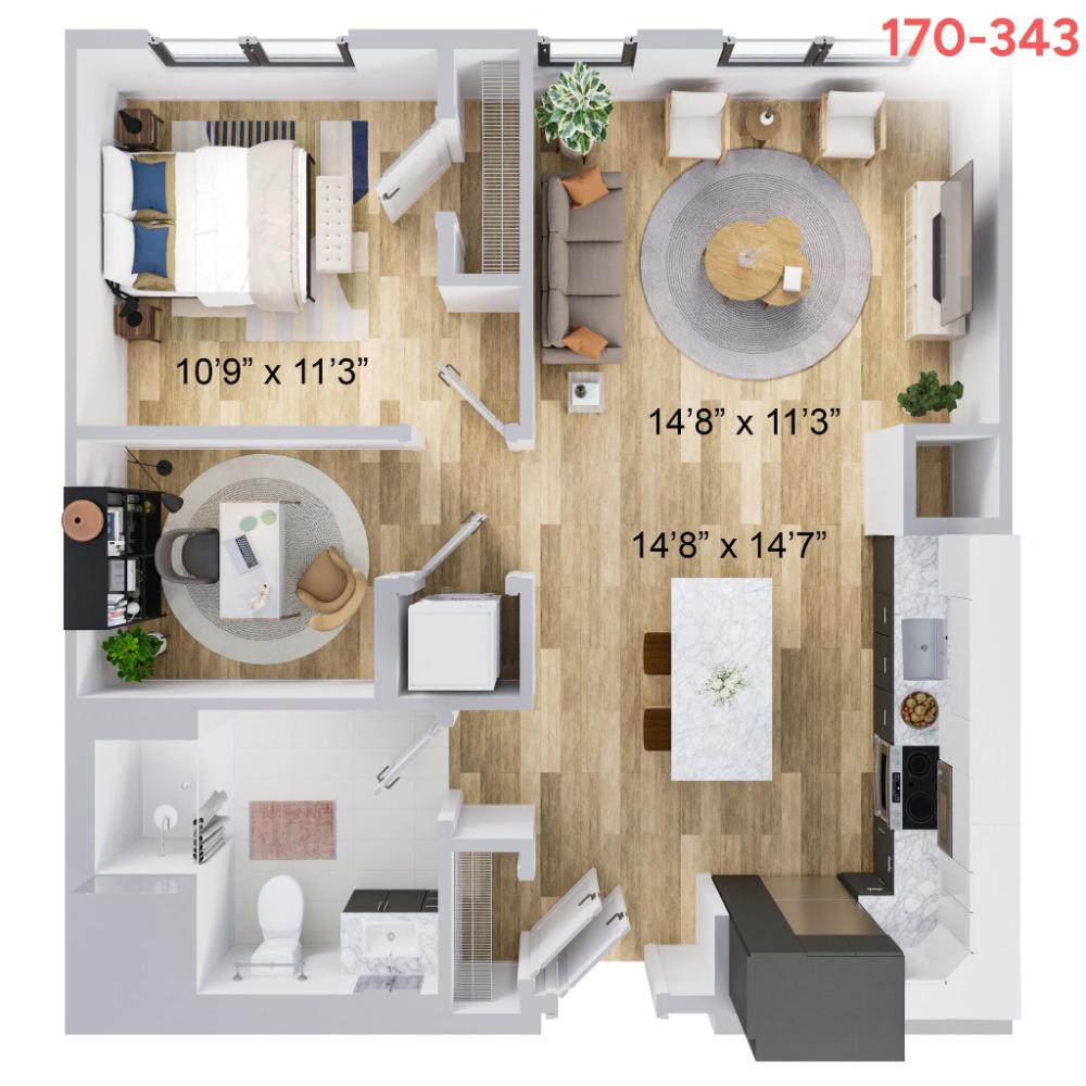 DUO | 1 BEDROOM WITH DEN | Available Units