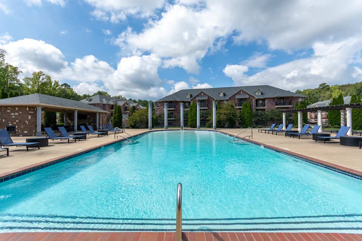 Arlo Luxury Apartment Homes pool area - Little Rock, AR