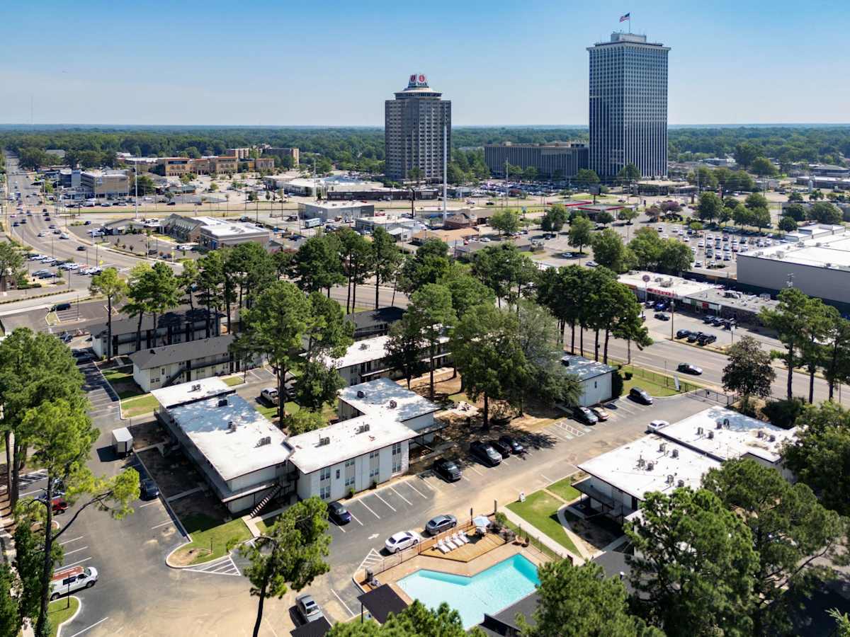 Century Apartments aerial view - Memphis, TN
