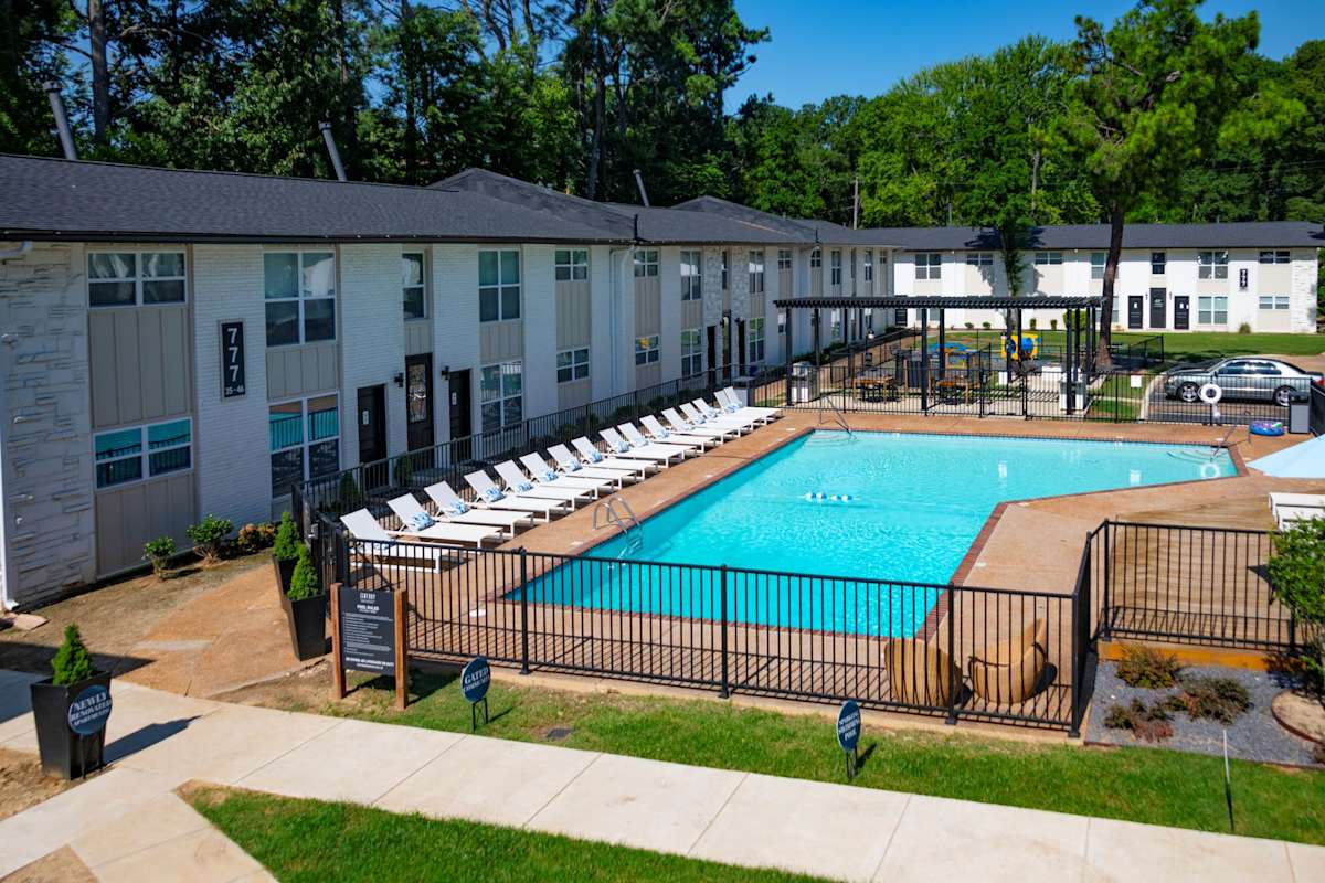 Century Apartments pool view - Memphis, TN