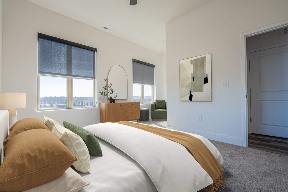 Chelsea apartment bedroom - St Louis, MO