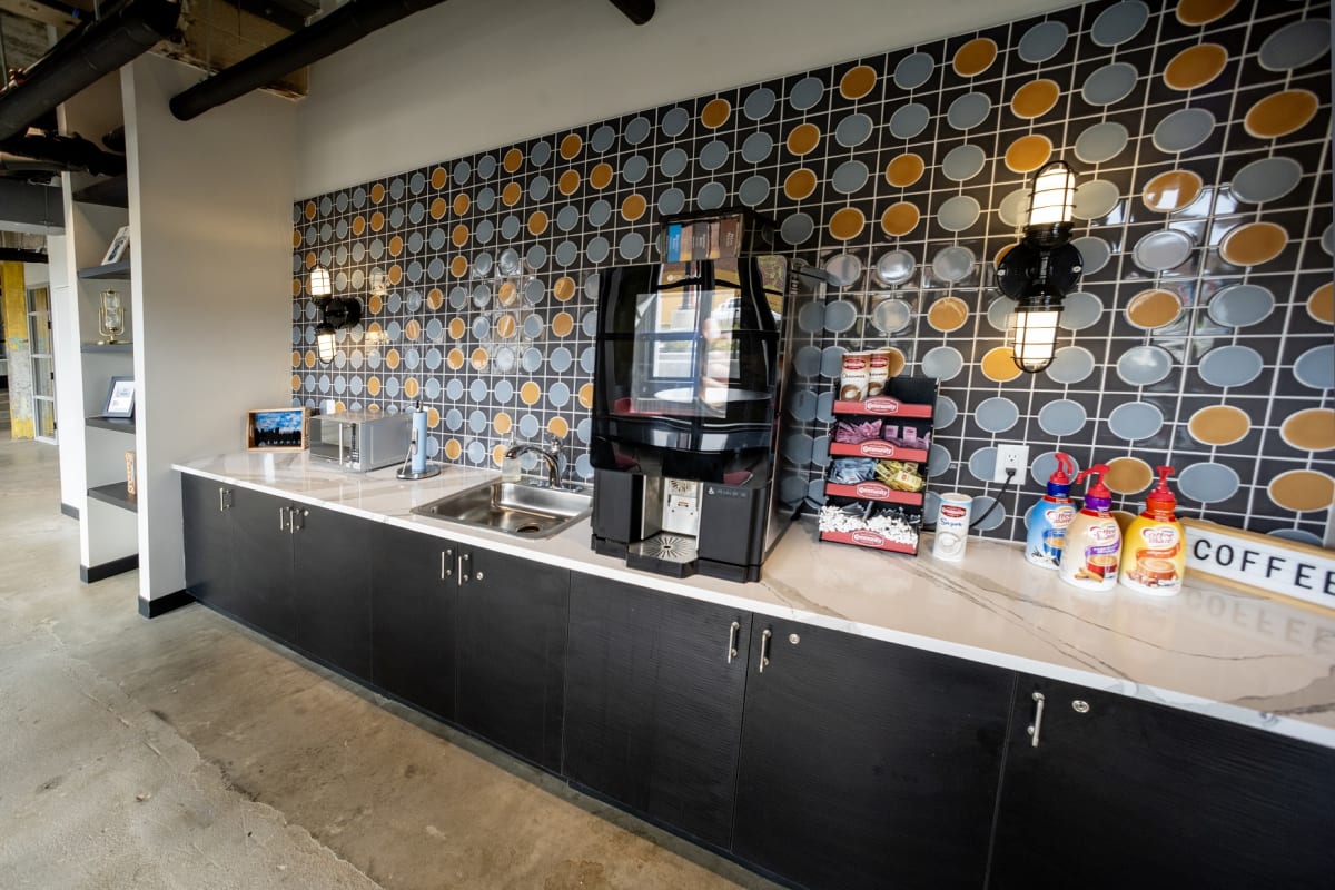 Conwood Flats Apartment Homes coffee station - Memphis, TN