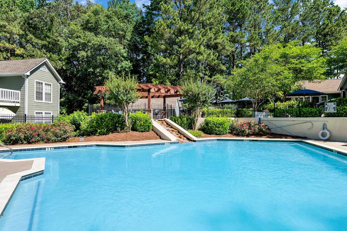 Creekside at White Oak swimming pool close-up - Newnan, GA