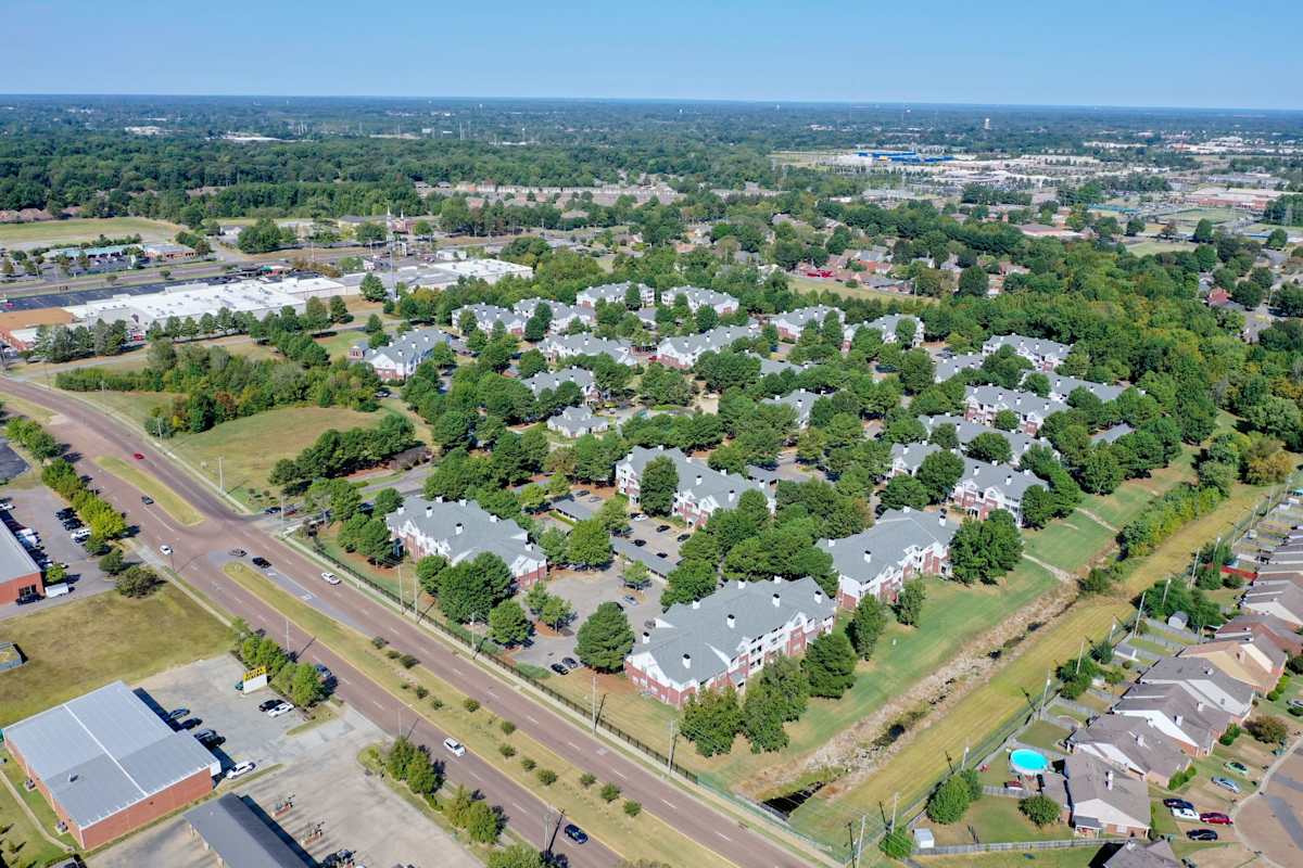Enclave at Wolfchase aerial view of the community - Memphis, TN