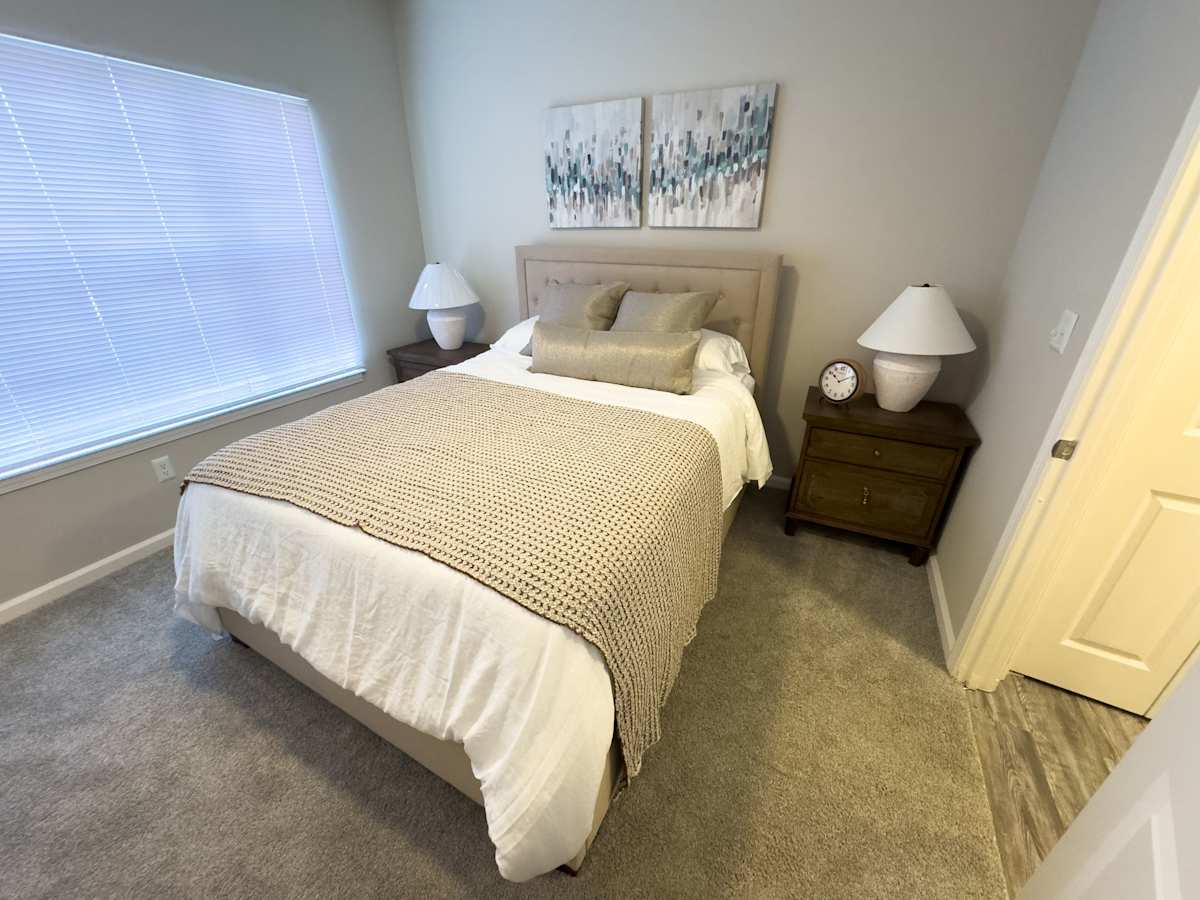 Enclave at Wolfchase model bedroom - Memphis, TN