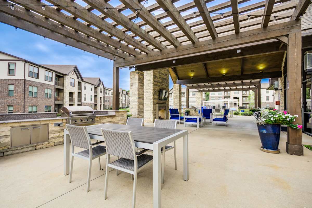 McKenzie Park Apartments covered patio - Little Rock, AR