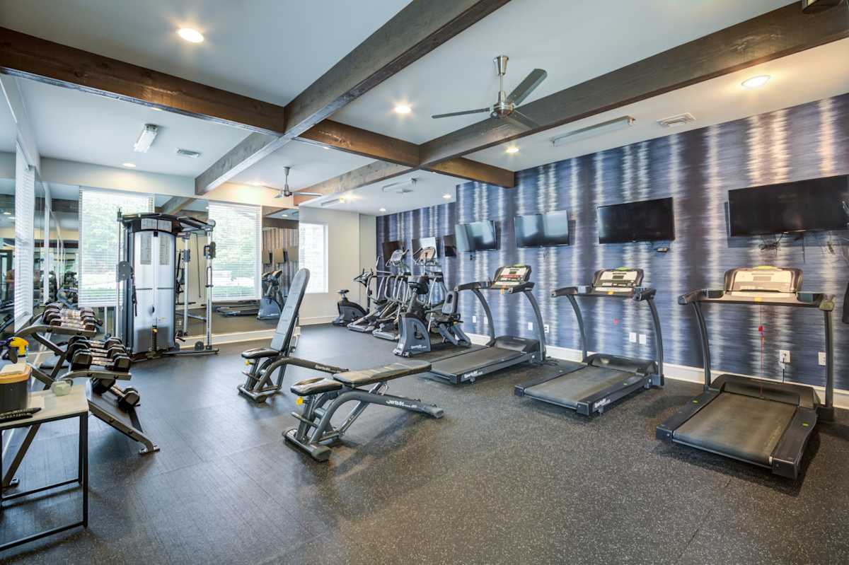 McKenzie Park Apartments fitness center equipment - Little Rock, AR