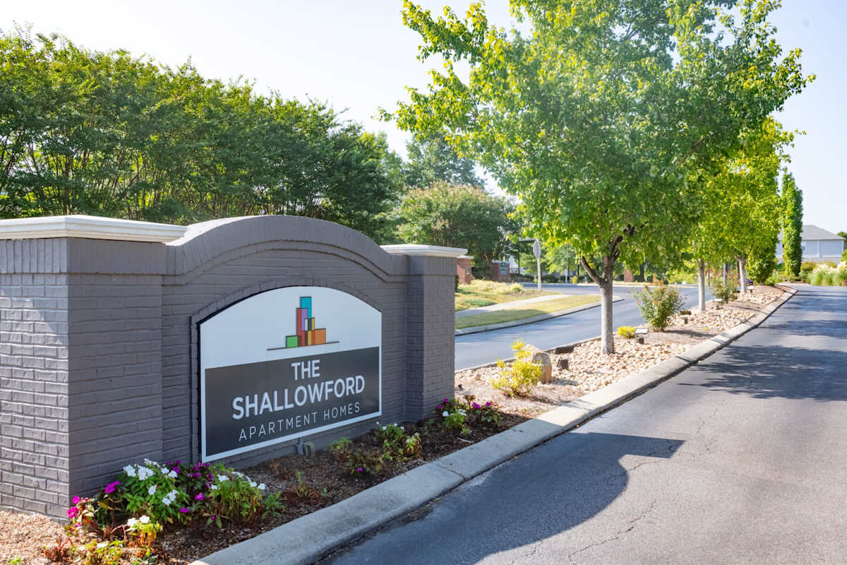 The Shallowford community entrance sign - Chattanooga, TN