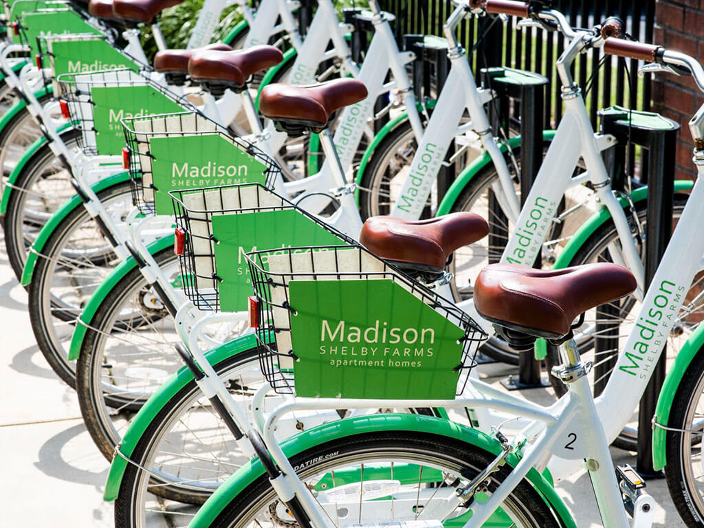 Madison Shelby Farms bike share station - Memphis, TN