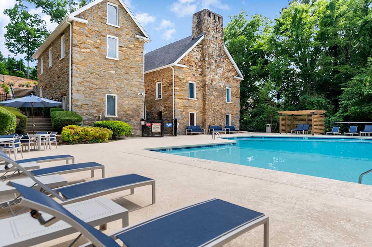 Mill House at East Cobb poolside loungers - Marietta, GA