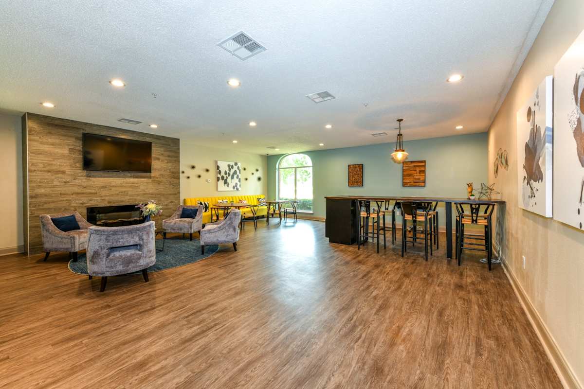 Park at Forest Hill clubroom with kitchen area - Memphis, TN