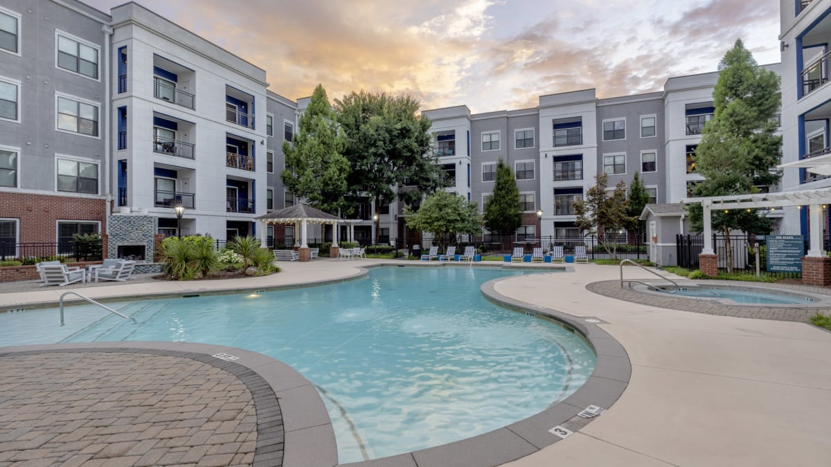 The Ren pool and hot tub view - Atlanta, GA