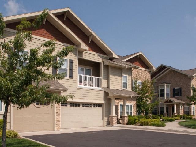 Villas at Carrington Square attached garages - Overland Park, KS
