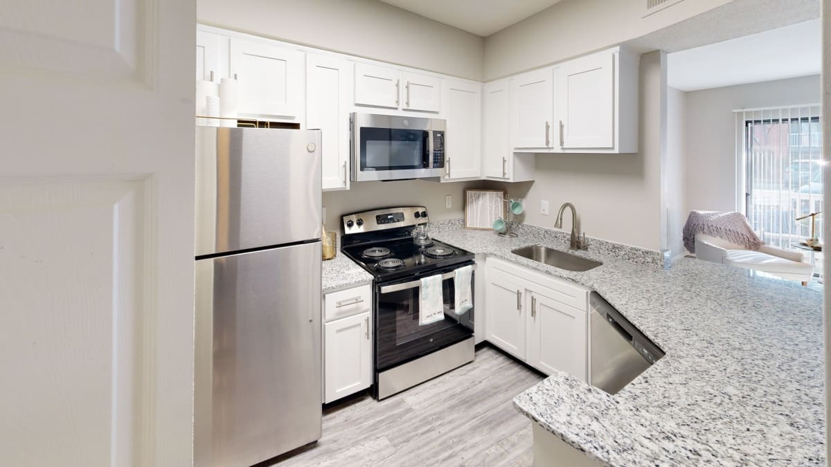 Waterford Place model kitchen - Louisville, KY