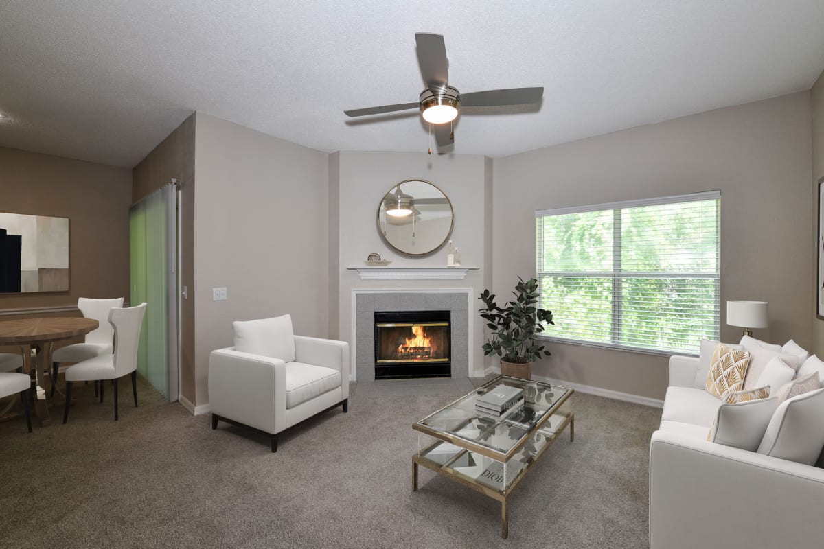Paradise Island living room interior - Jacksonville, FL