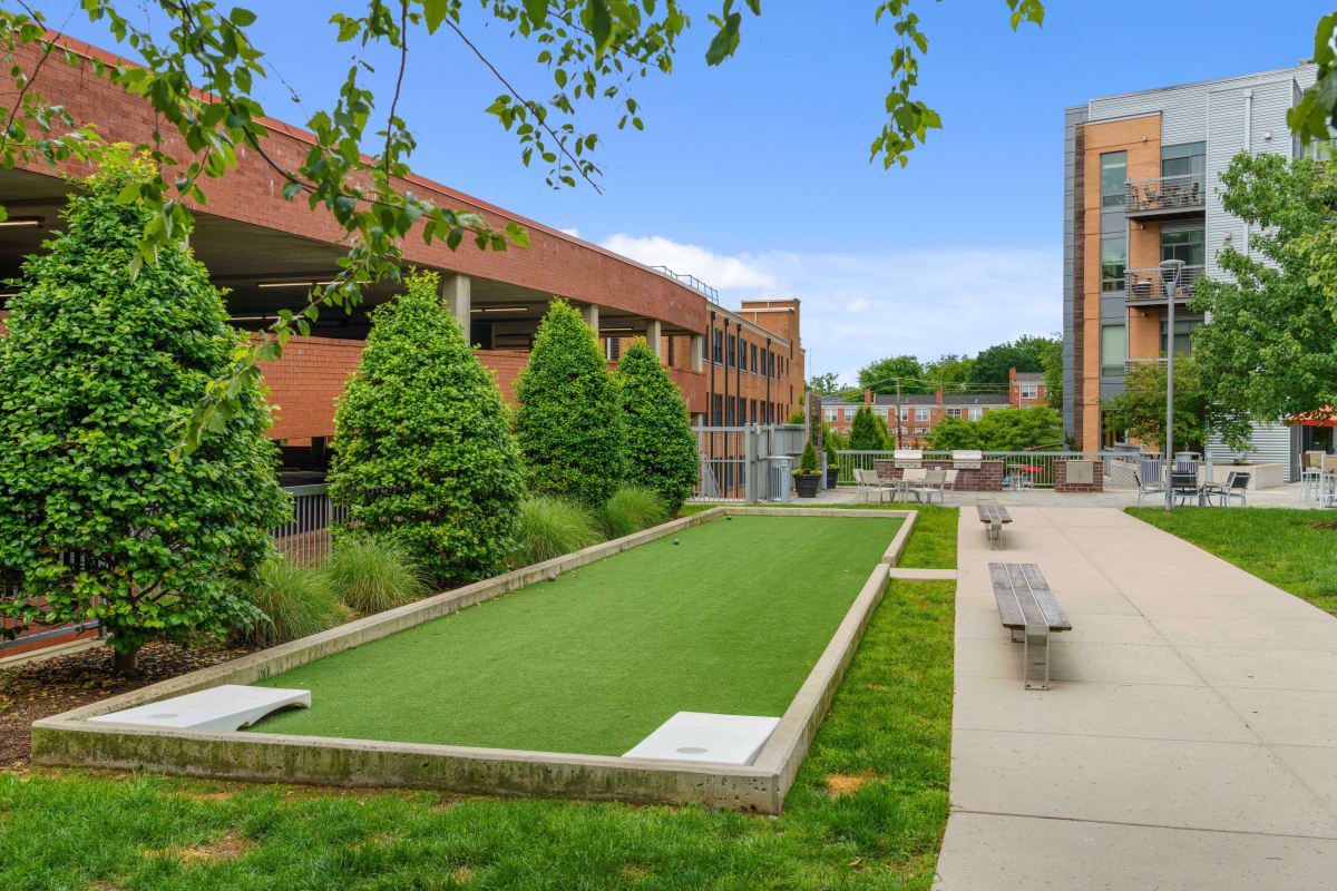 7001 Arlington at Bethesda bocce ball court - Bethesda, MD