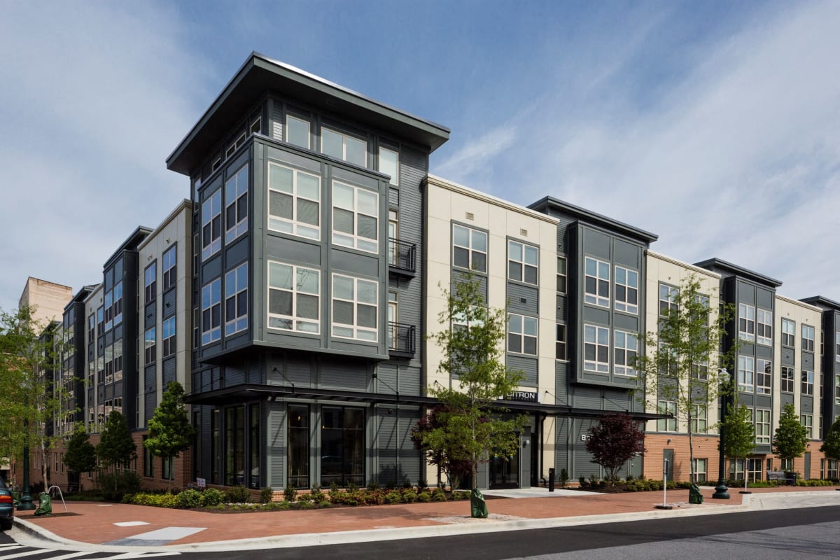 The Citron exterior corner building view - Silver Spring, MD