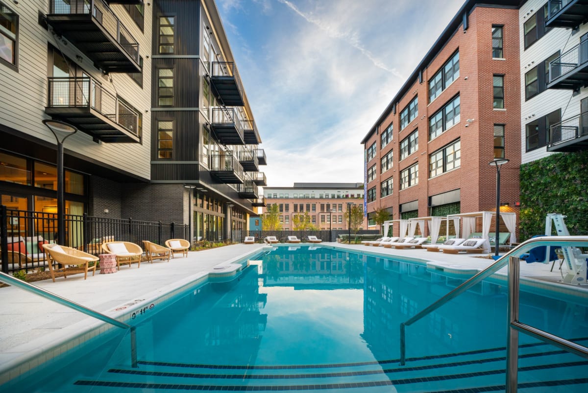 Beckert's Park pool area - Washington, DC