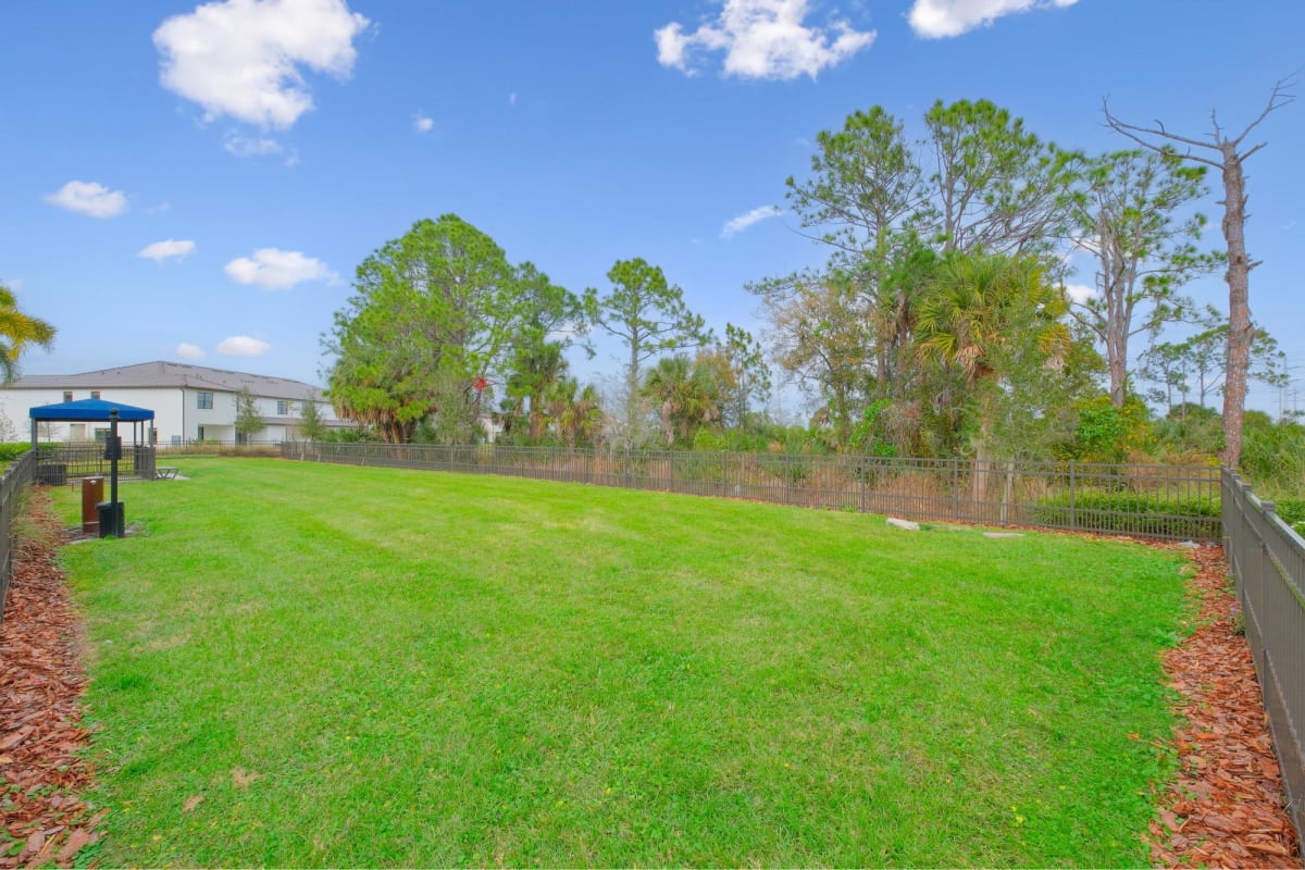 Fiore Townhomes community green space - Venice, FL