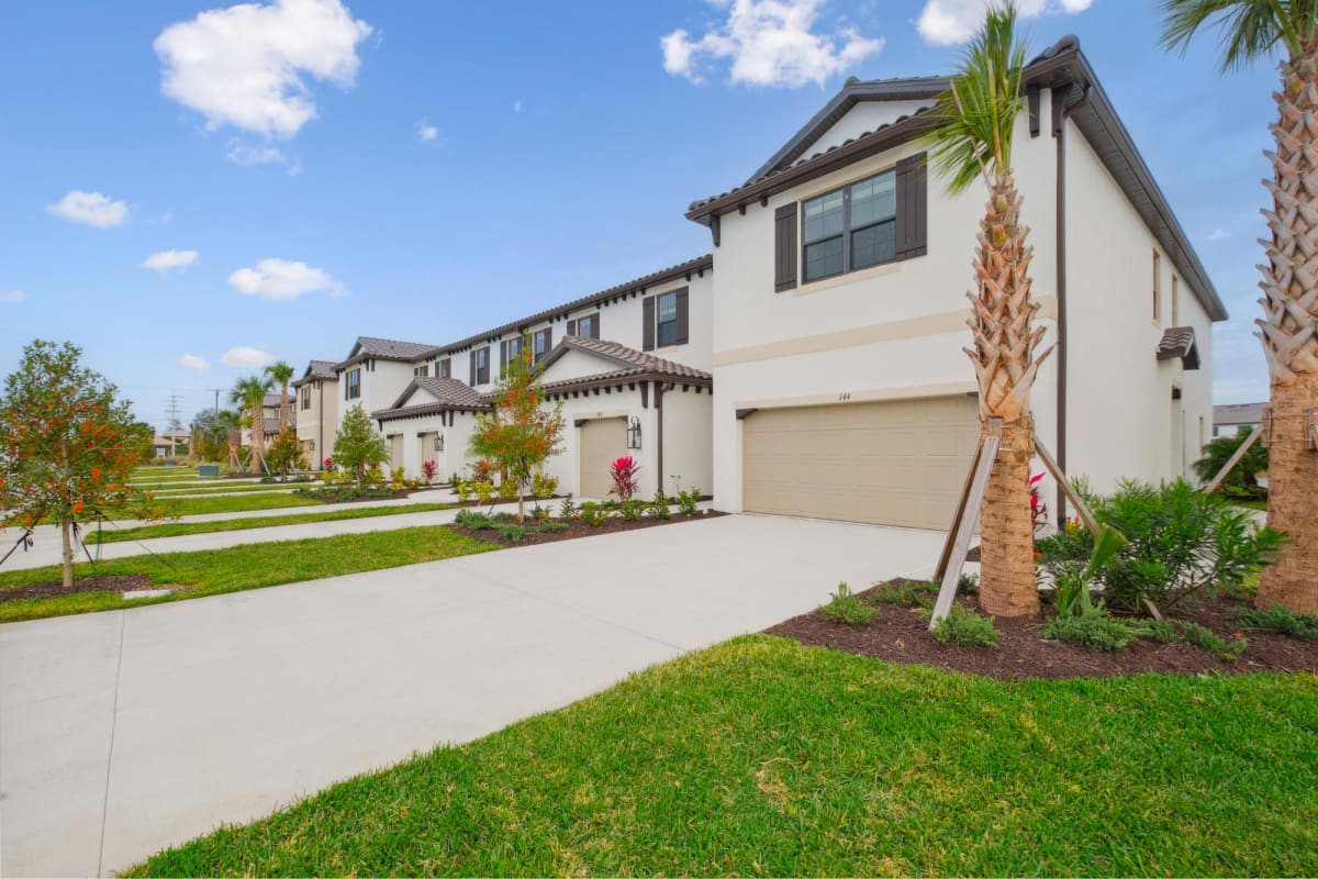 Fiore Townhomes exterior two-story townhomes - Venice, FL