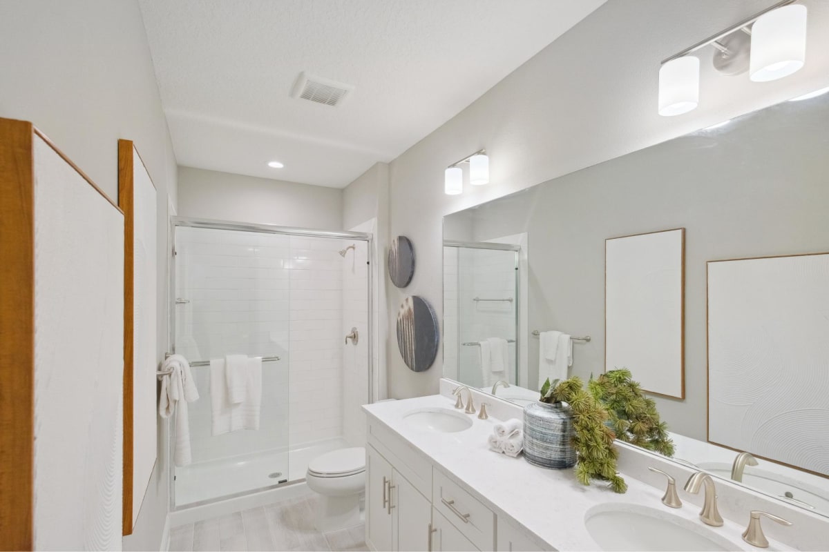 Fiore Townhomes bathroom double vanity - Venice, FL