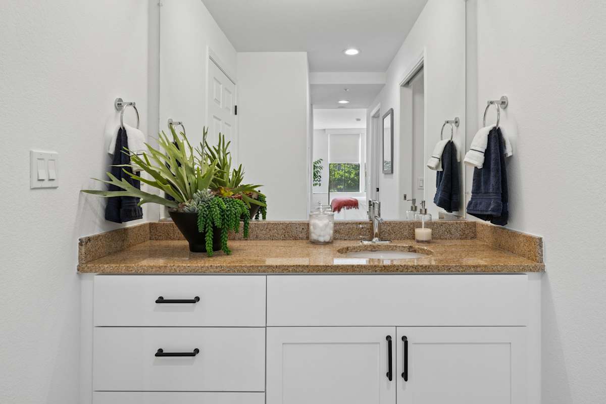Marlin Cove Apartments bathroom vanity - Foster City, CA