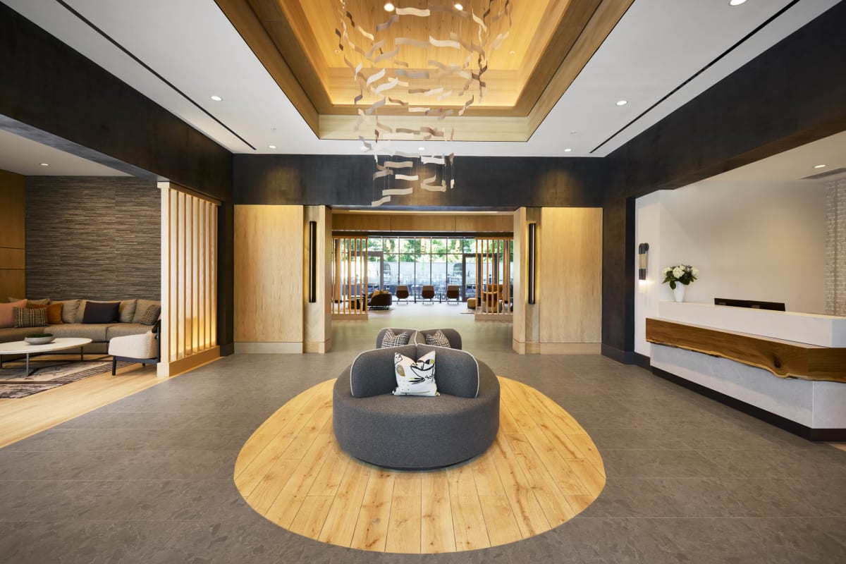 Ovation at Park Crest lobby with concierge - McLean, VA