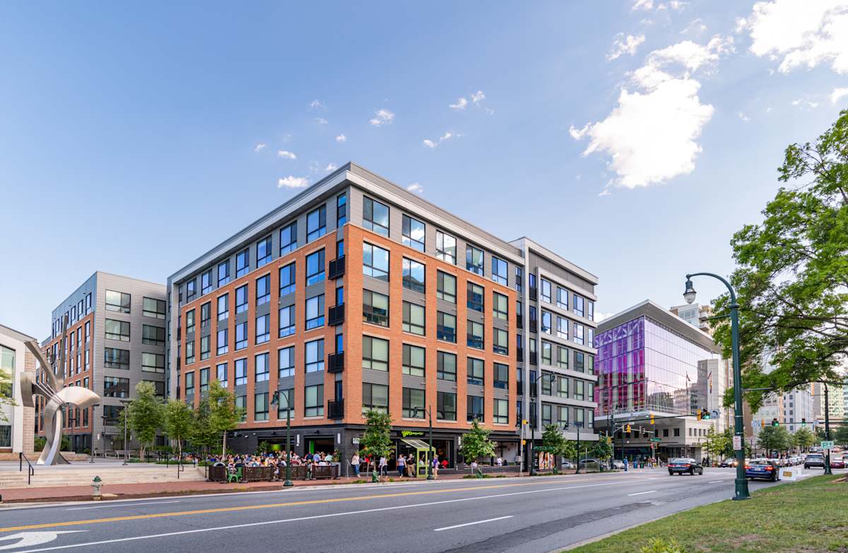Central exterior building wide daytime view - Silver Spring, MD