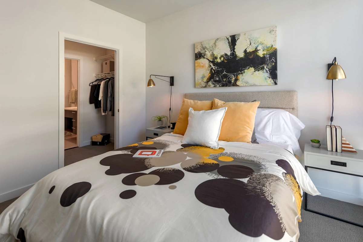 Central apartment bedroom - Silver Spring, MD