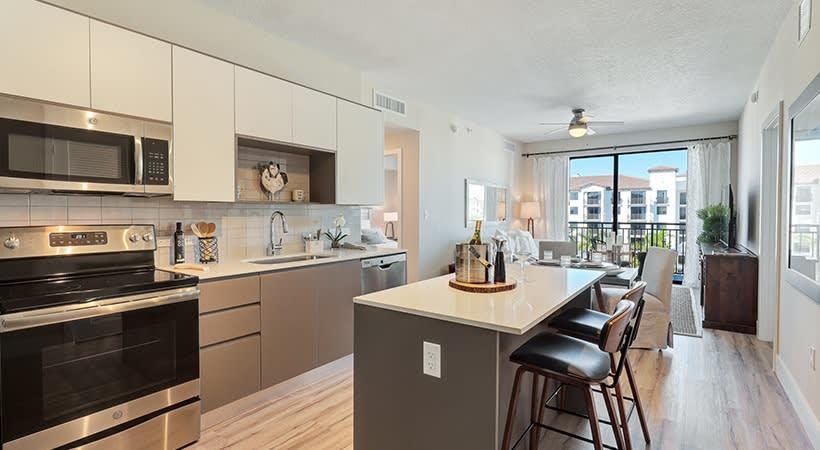 Pacifica apartment kitchen interior - Boynton Beach, FL