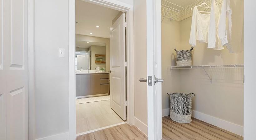 Pacifica walk-in closet interior - Boynton Beach, FL