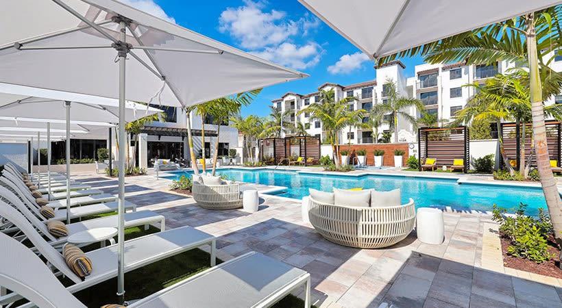 Pacifica pool and cabanas at the sundeck - Boynton Beach, FL