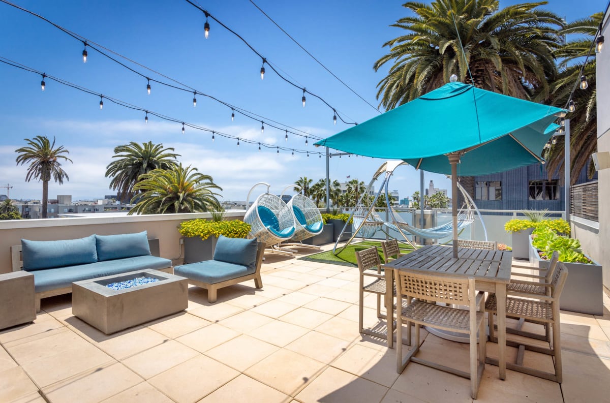Gibson Santa Monica rooftop deck view - Santa Monica, CA