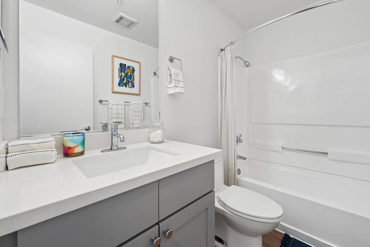 Indian Creek Apartments bathroom - Redwood City, CA