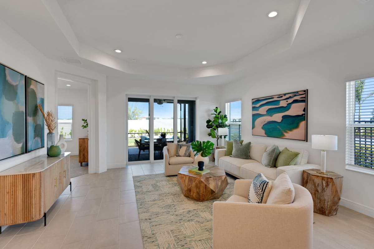 Marisol living room interior - Lakewood Ranch, FL