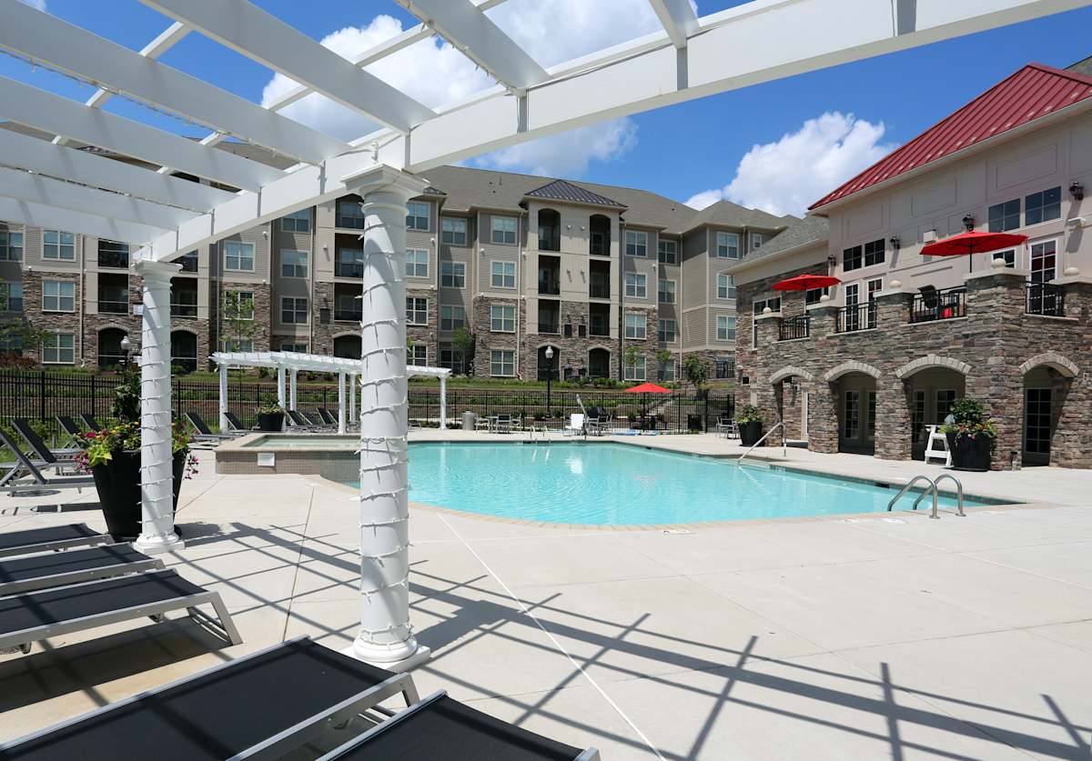 Millstone at Kingsview pool cabana area - Germantown, MD