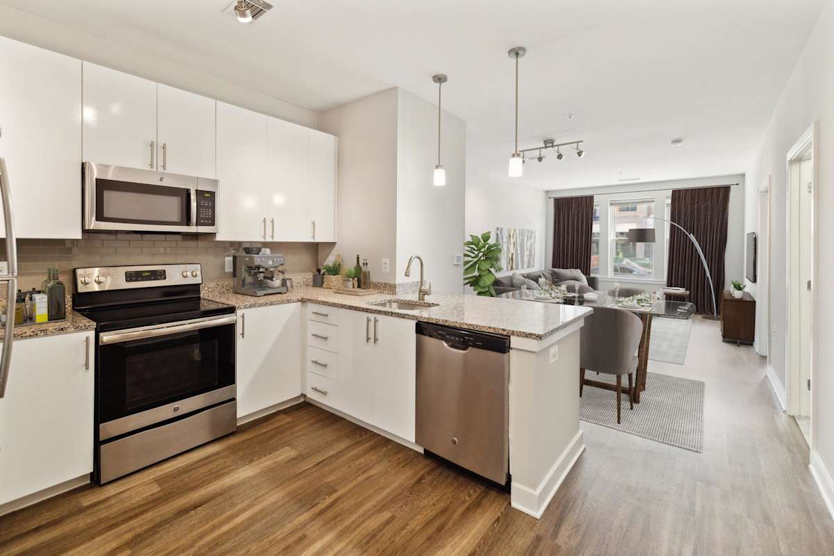 Monument Village at College Park unit kitchen - College Park, MD