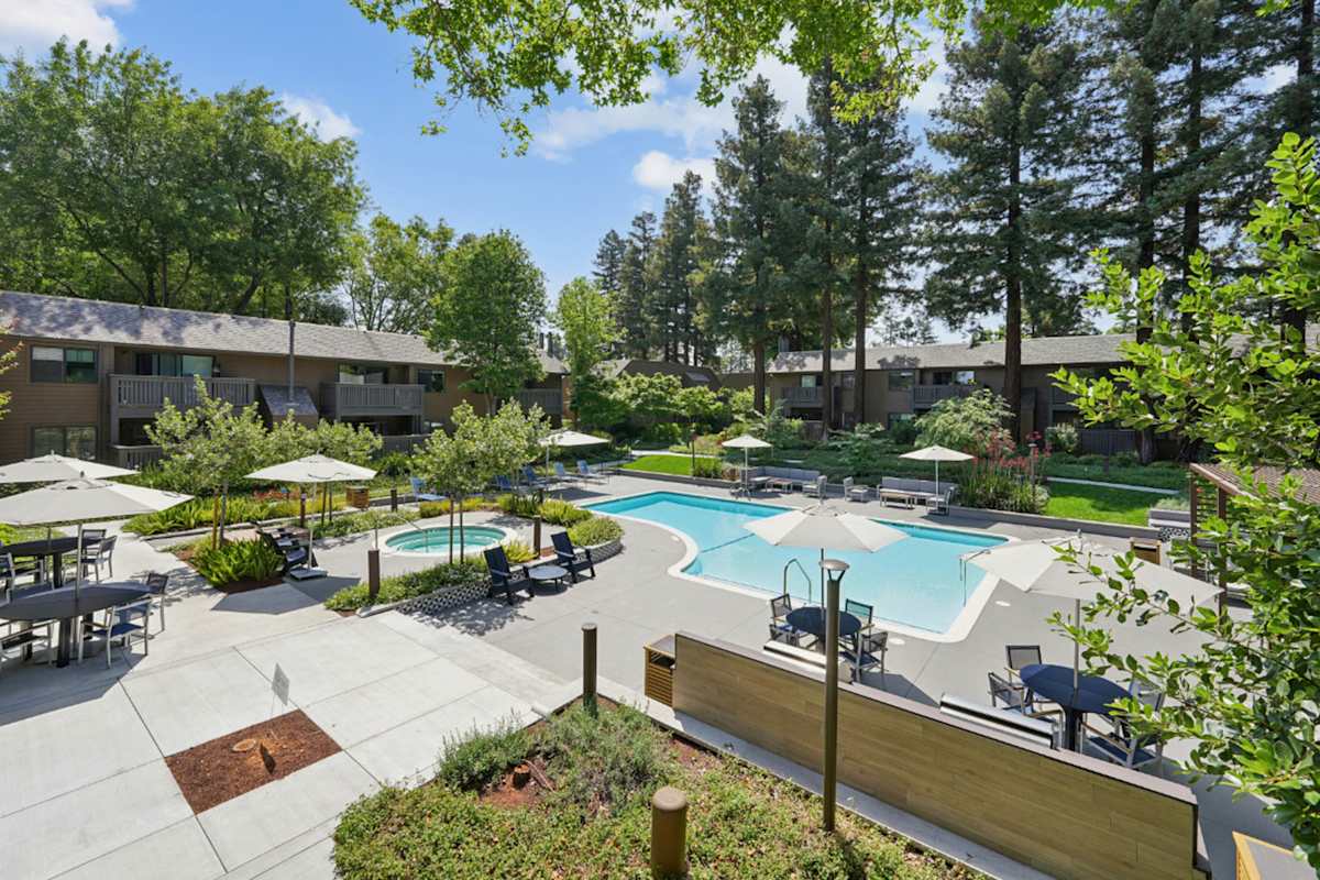 Old Orchard Apartments swimming pool - Santa Clara, CA