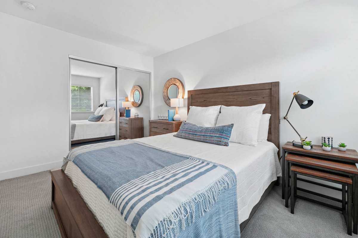 Old Orchard Apartments apartment bedroom - Santa Clara, CA