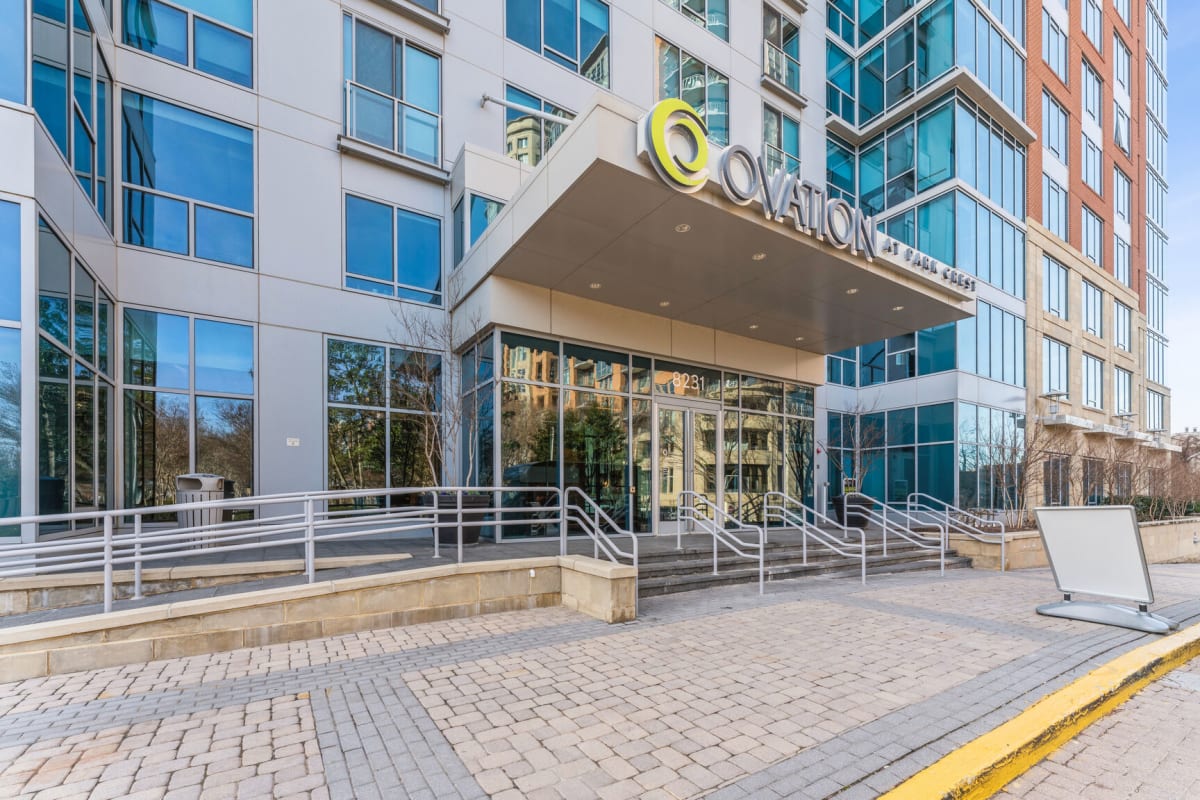Ovation at Park Crest front entrance - McLean, VA