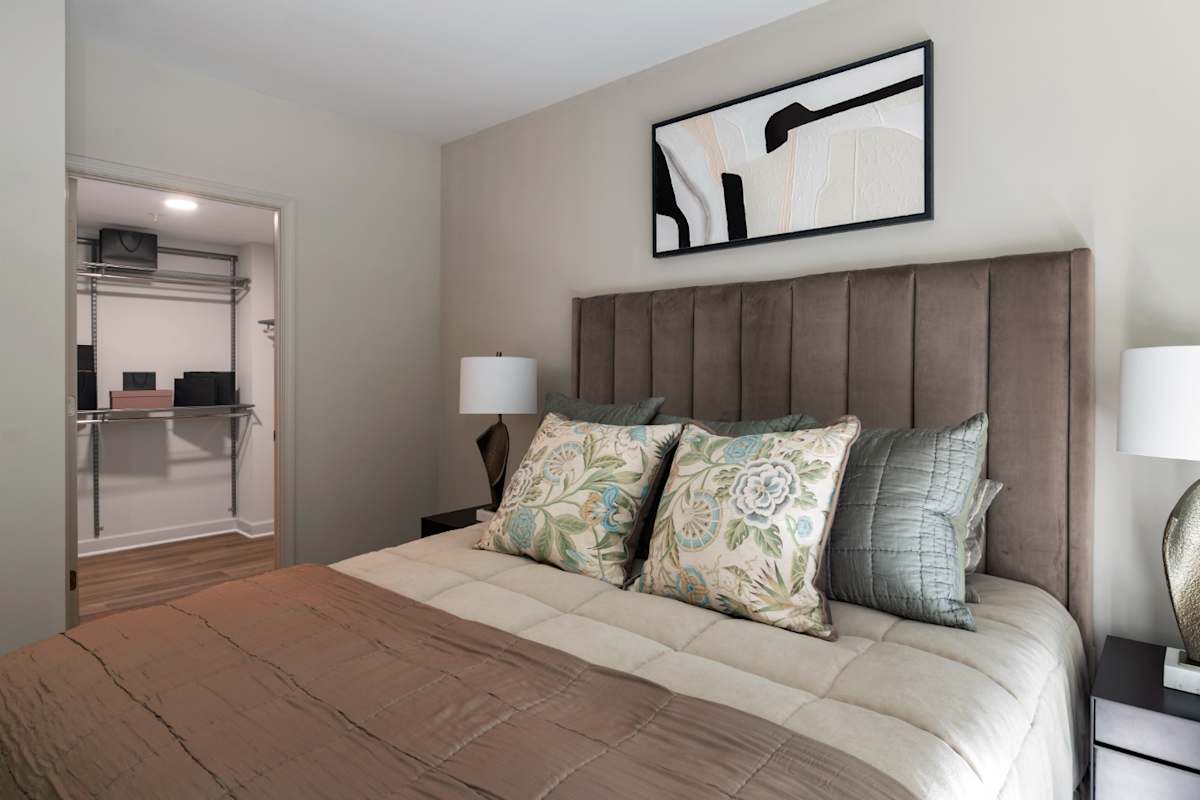 Ovation at Park Crest model bedroom - McLean, VA