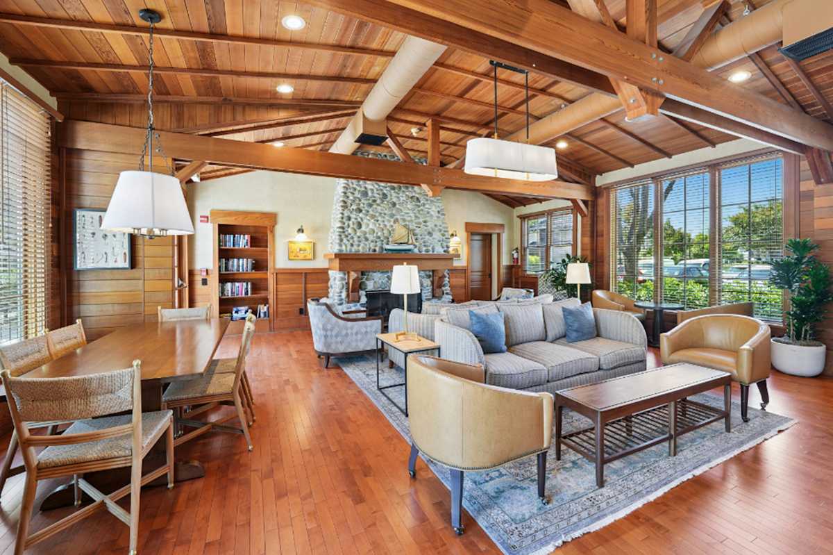 Pescadero Apartments clubhouse interior - Redwood City, CA