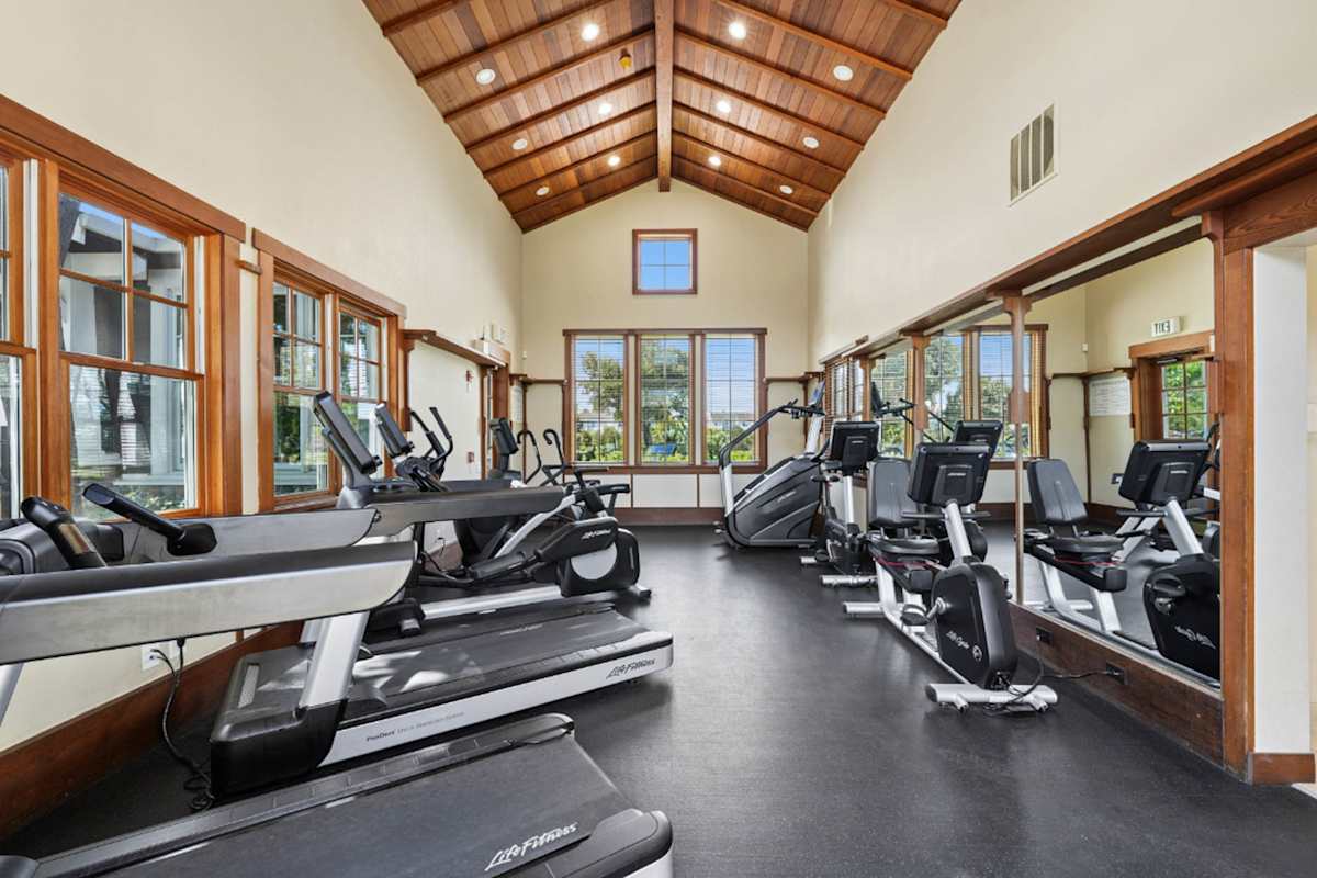 Pescadero Apartments fitness center - Redwood City, CA