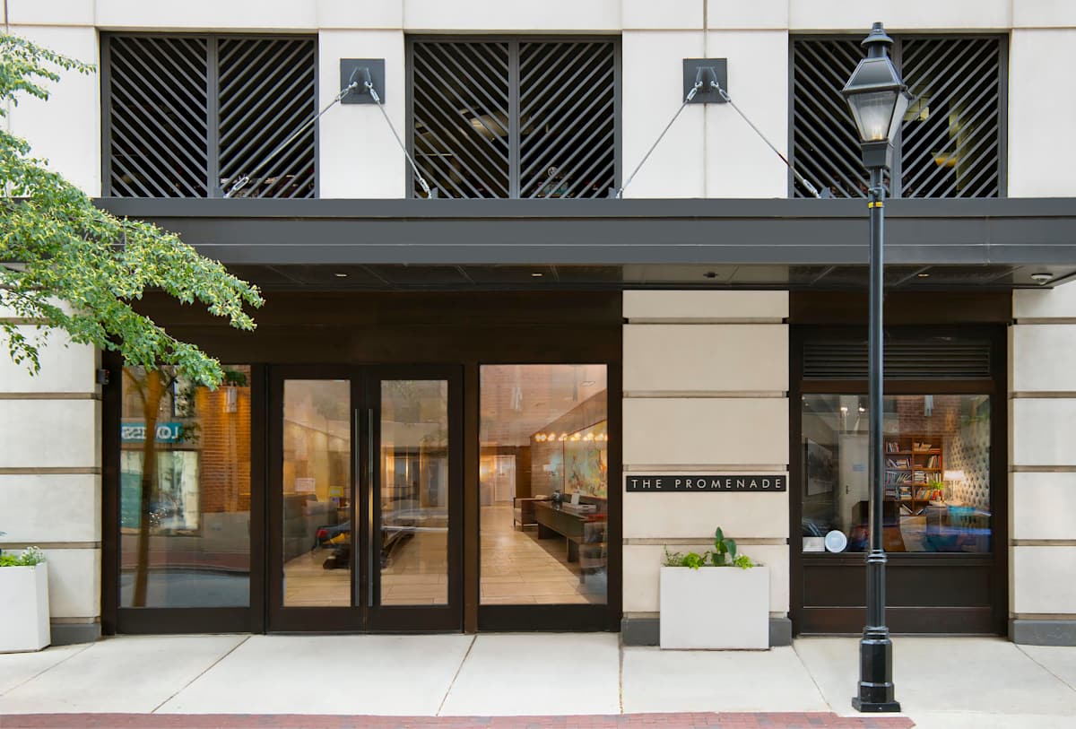 The Promenade at Harbor East main entrance - Baltimore, MD