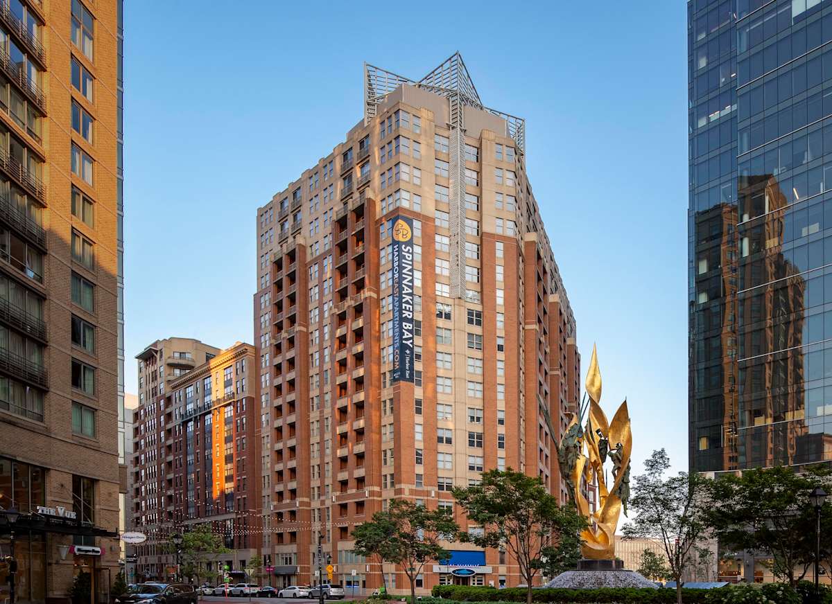 Spinnaker Bay at Harbor East exterior building view - Baltimore, MD