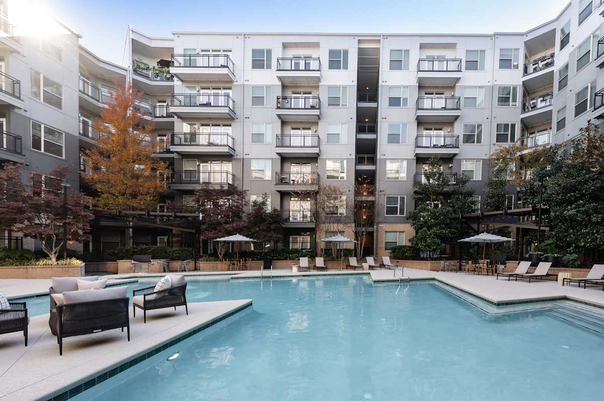 Steelworks courtyard pool - Atlanta, GA