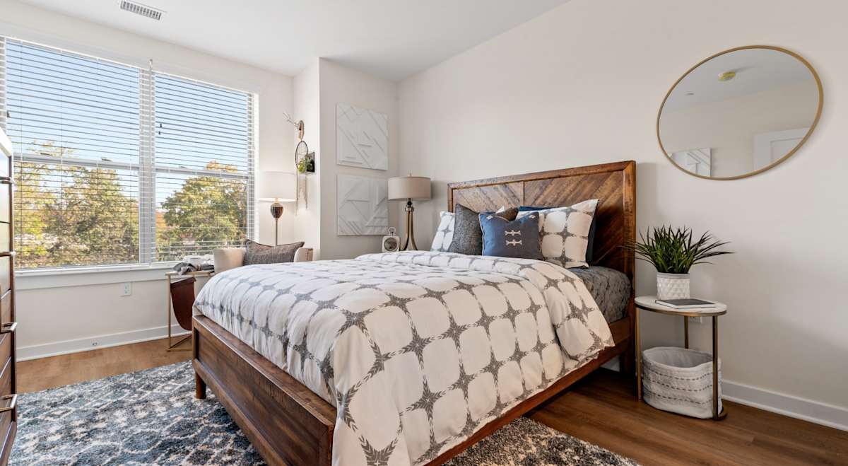 The Grant bedroom with oversized windows - Bala Cynwyd, PA