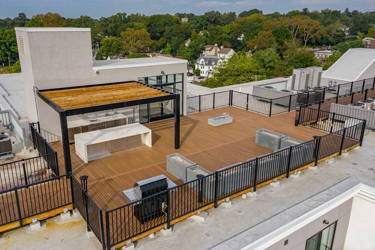 The Kelly rooftop sun deck - Bala Cynwyd, PA
