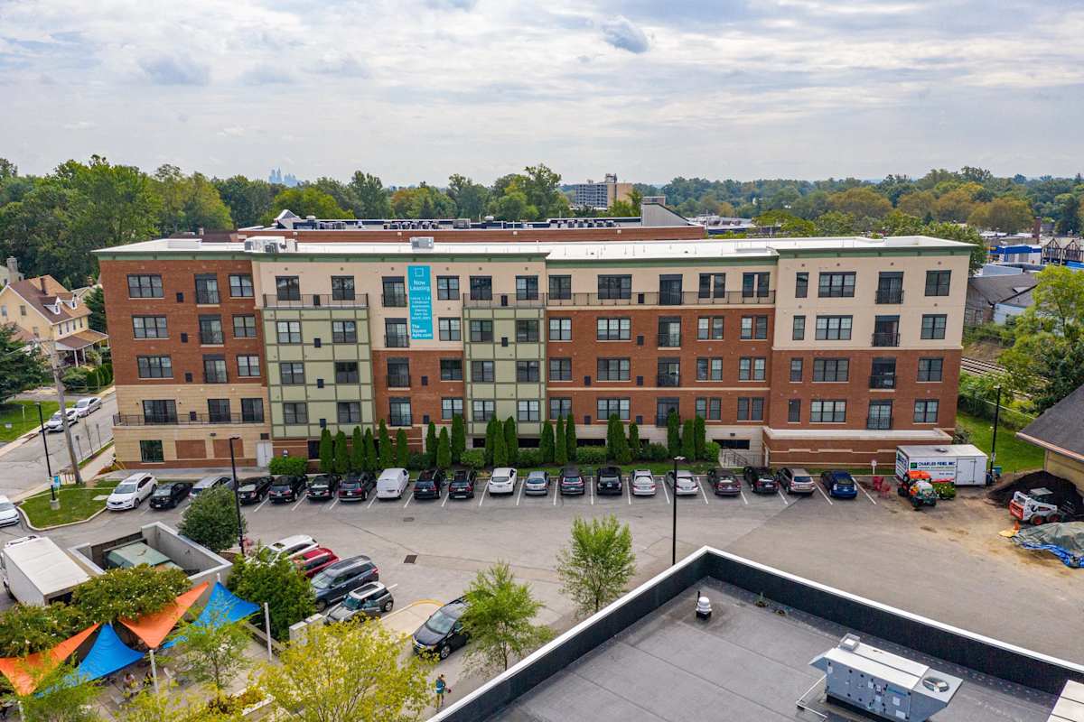 The Square aerial exterior view - Ardmore, PA