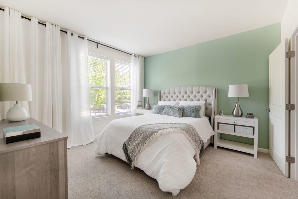 Watertown Mews model bedroom - Watertown, MA